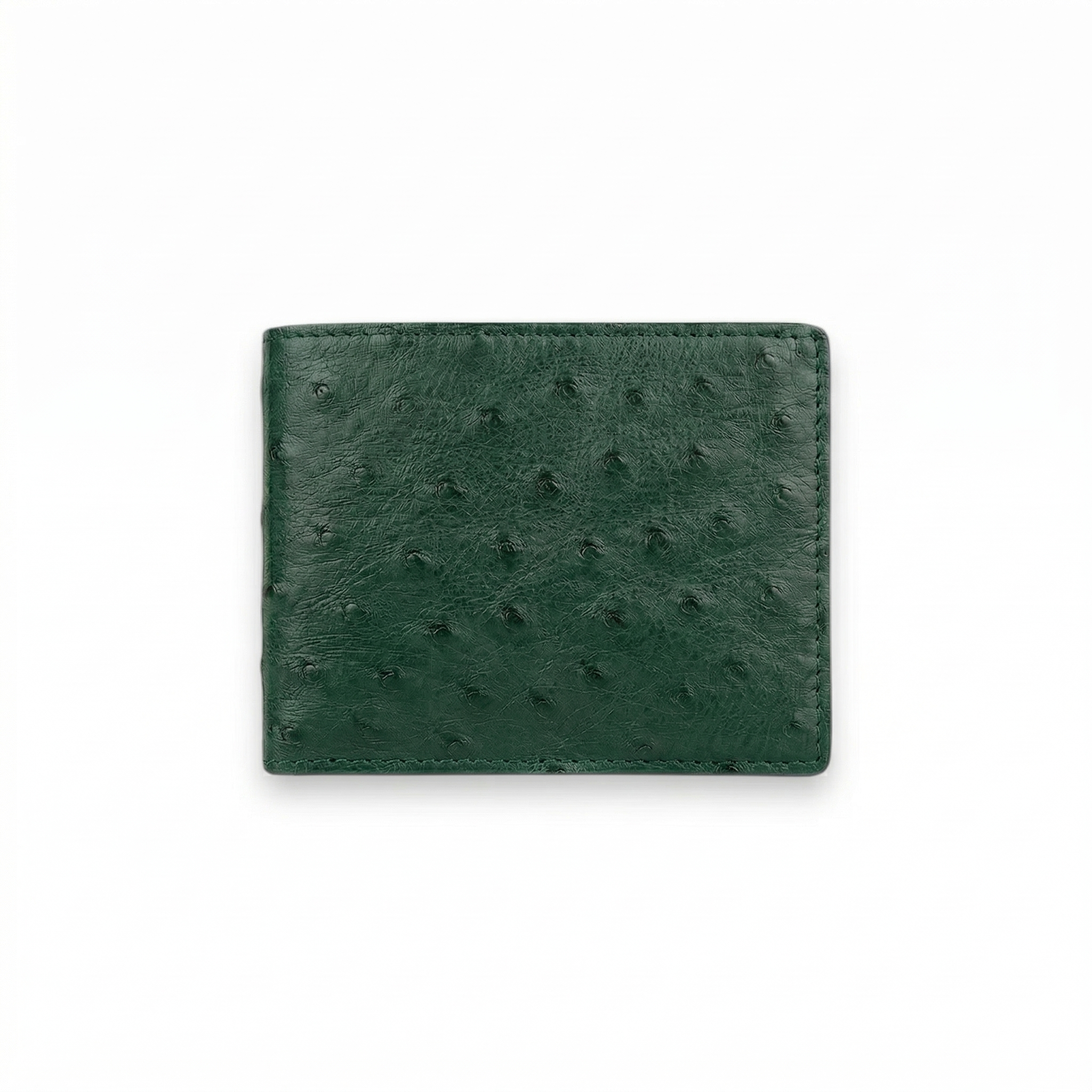 Portefeuille Autruche Vert