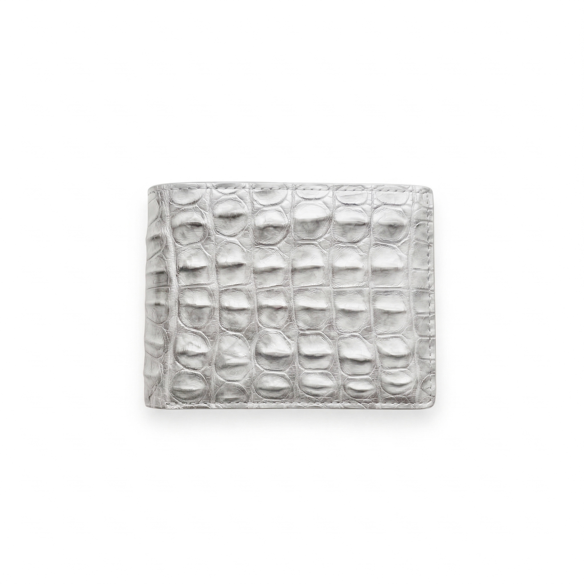 Portefeuille Alligator Relief Blanc