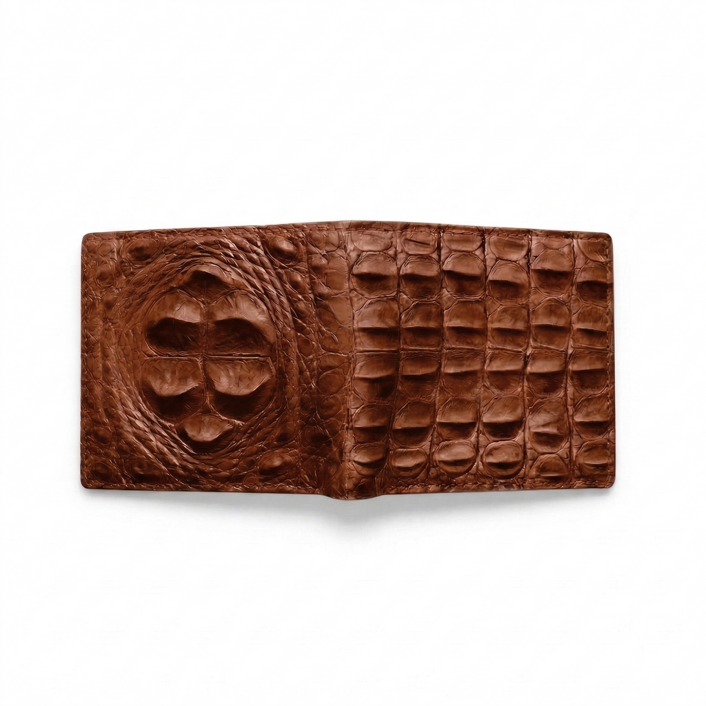 Portefeuille Alligator Relief Camel