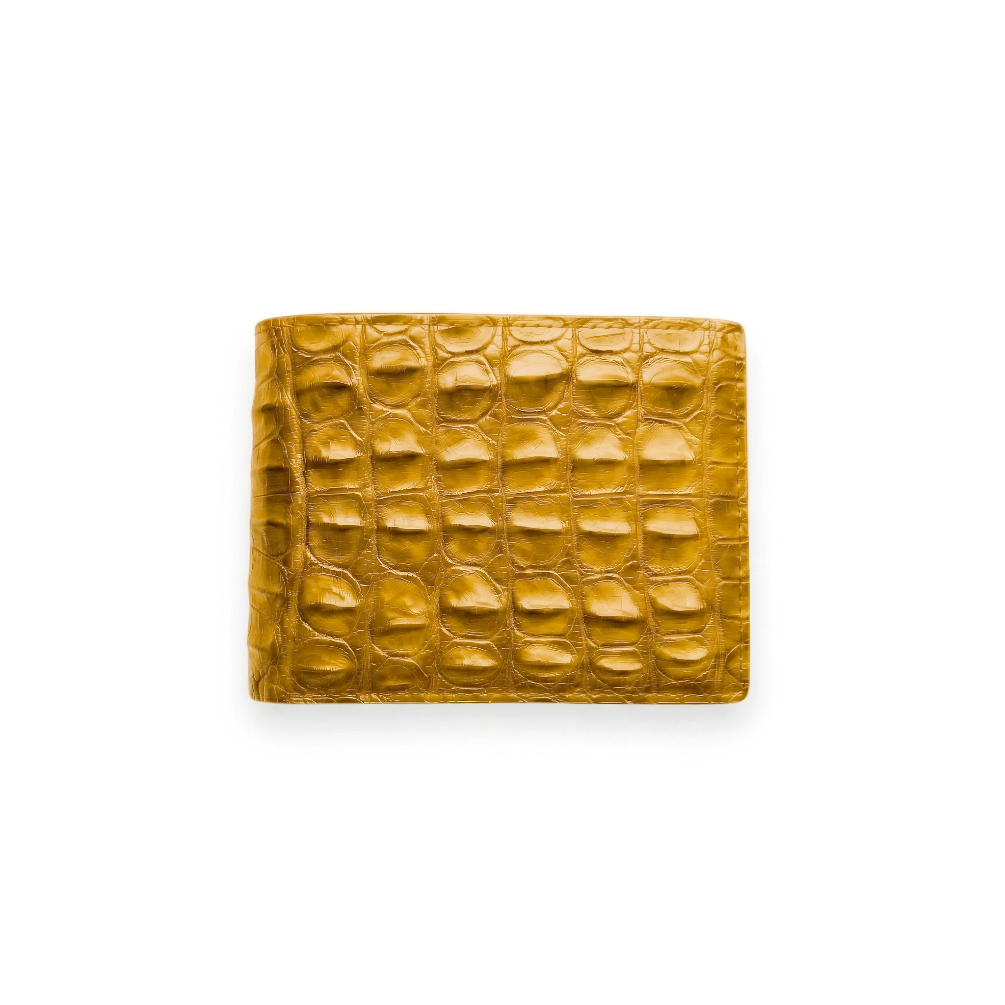 Portefeuille Alligator Relief Jaune