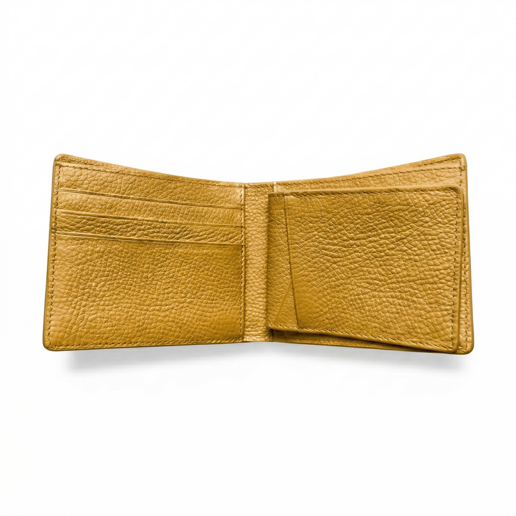Portefeuille Alligator Relief Jaune