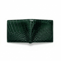Portefeuille Alligator Lisse Vert