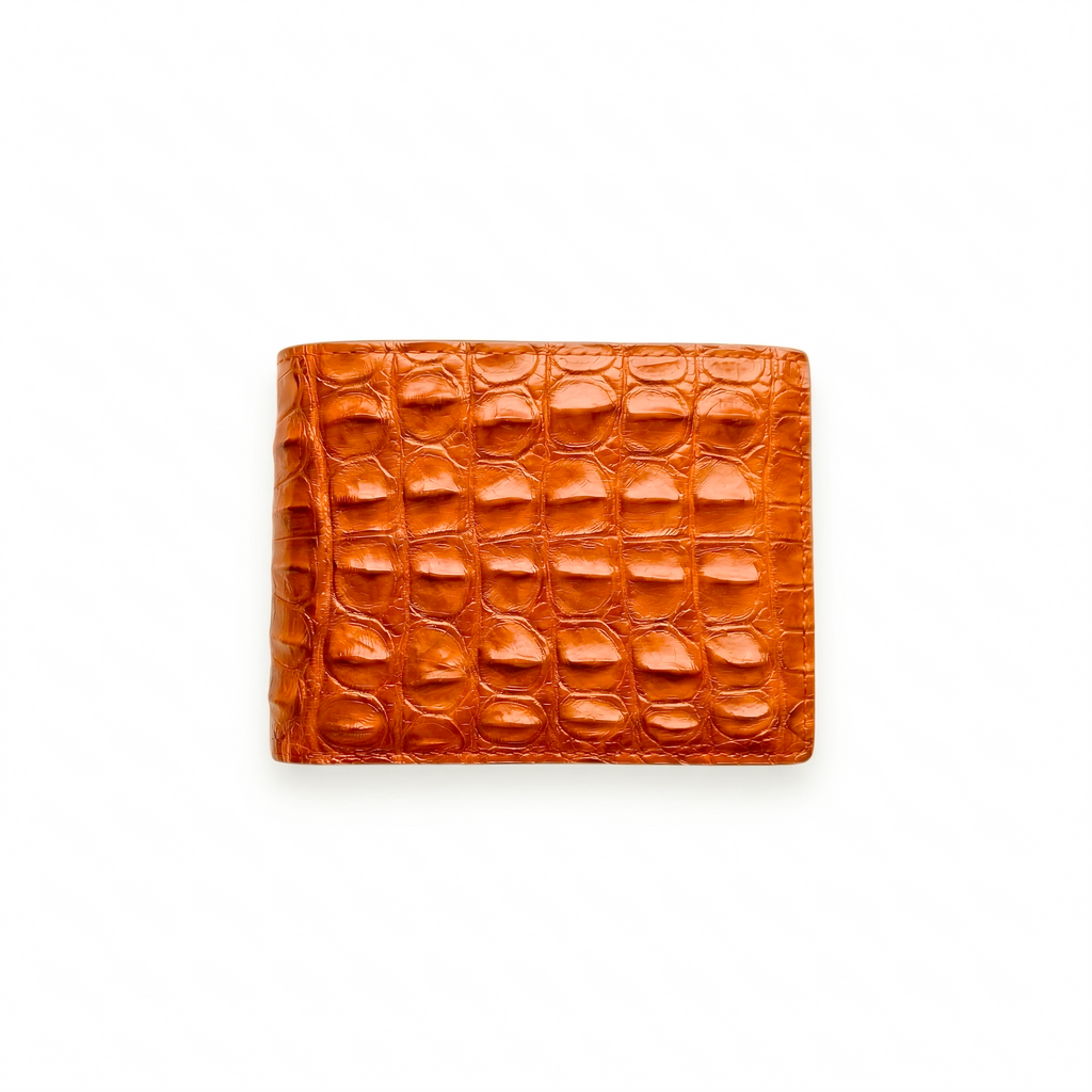 Portefeuille Alligator Relief Orange