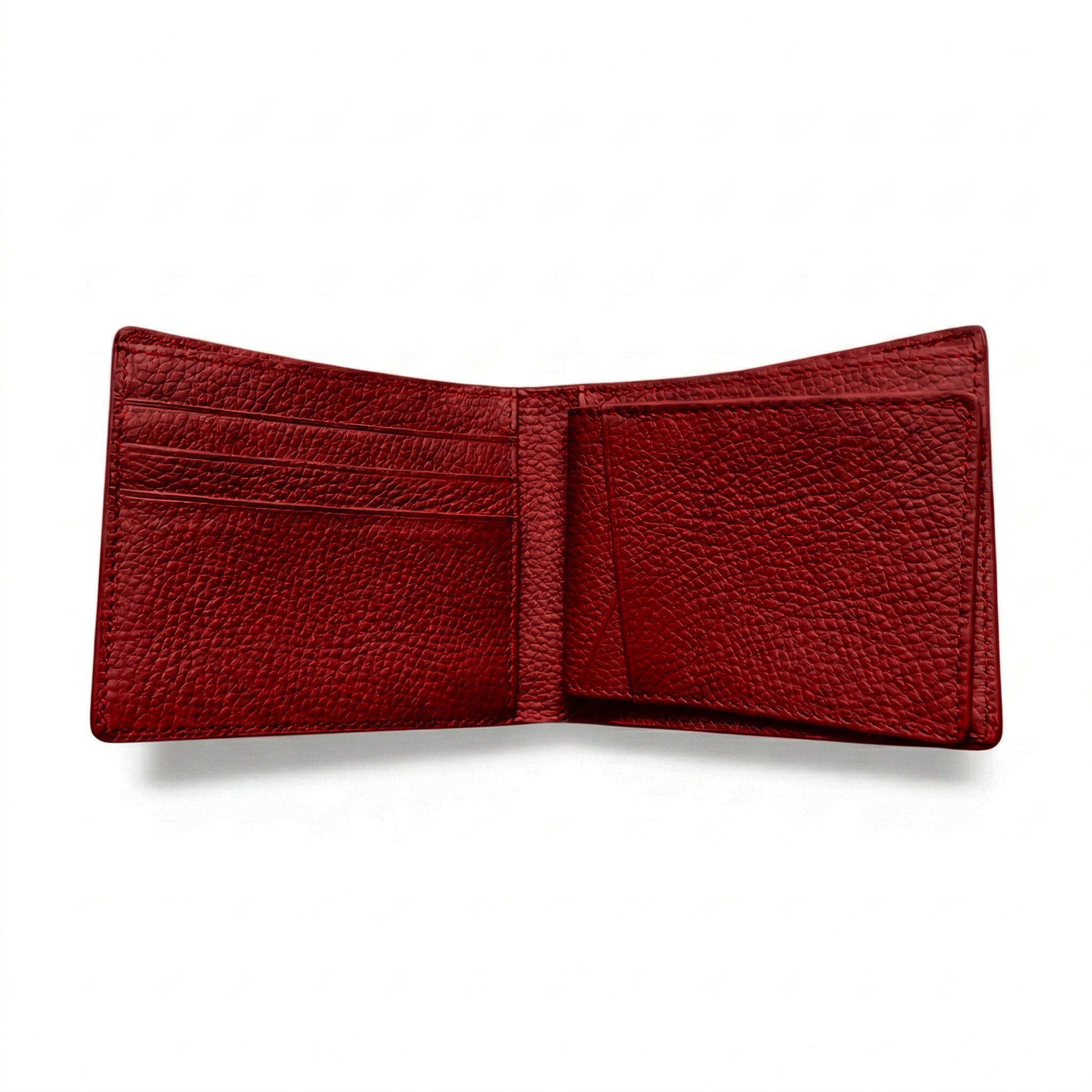 Portefeuille Alligator Relief Bordeaux