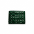 Portefeuille Alligator Relief Vert