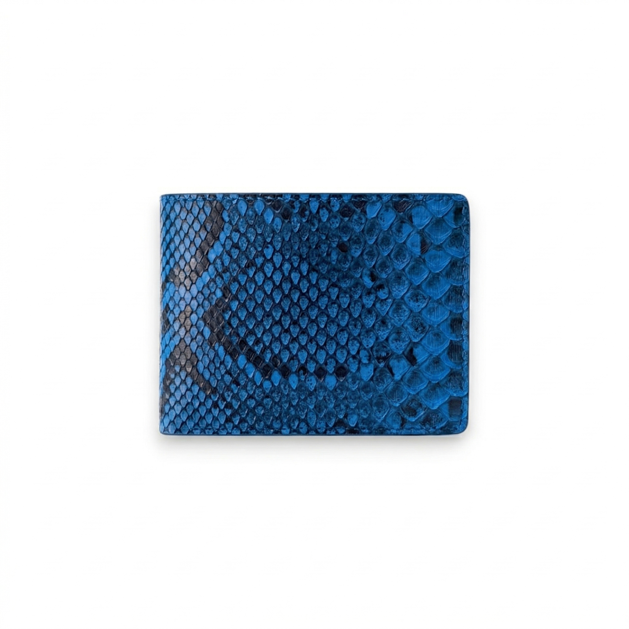 Portefeuille Python Bleu Électrique