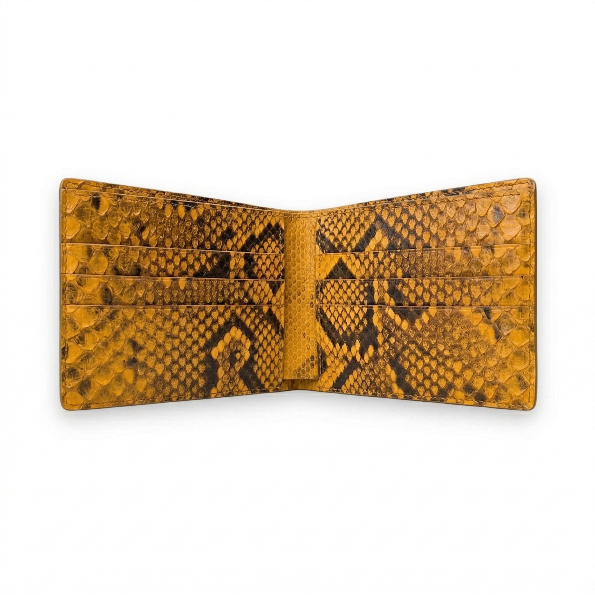 Portefeuille Python Jaune