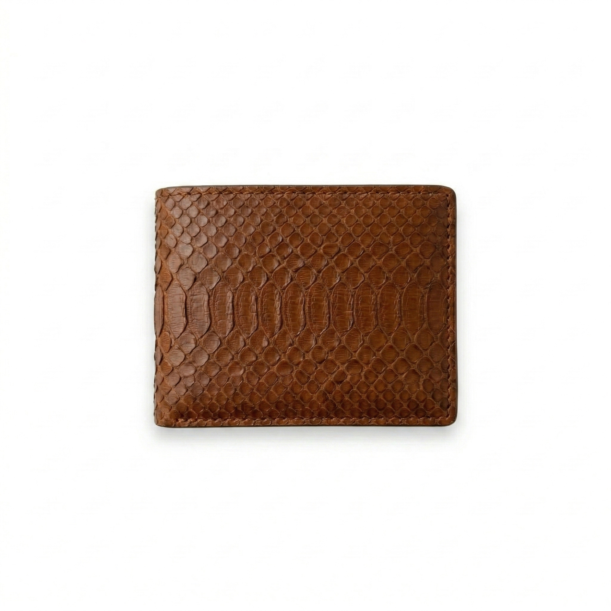 Portefeuille Python Lisse Camel