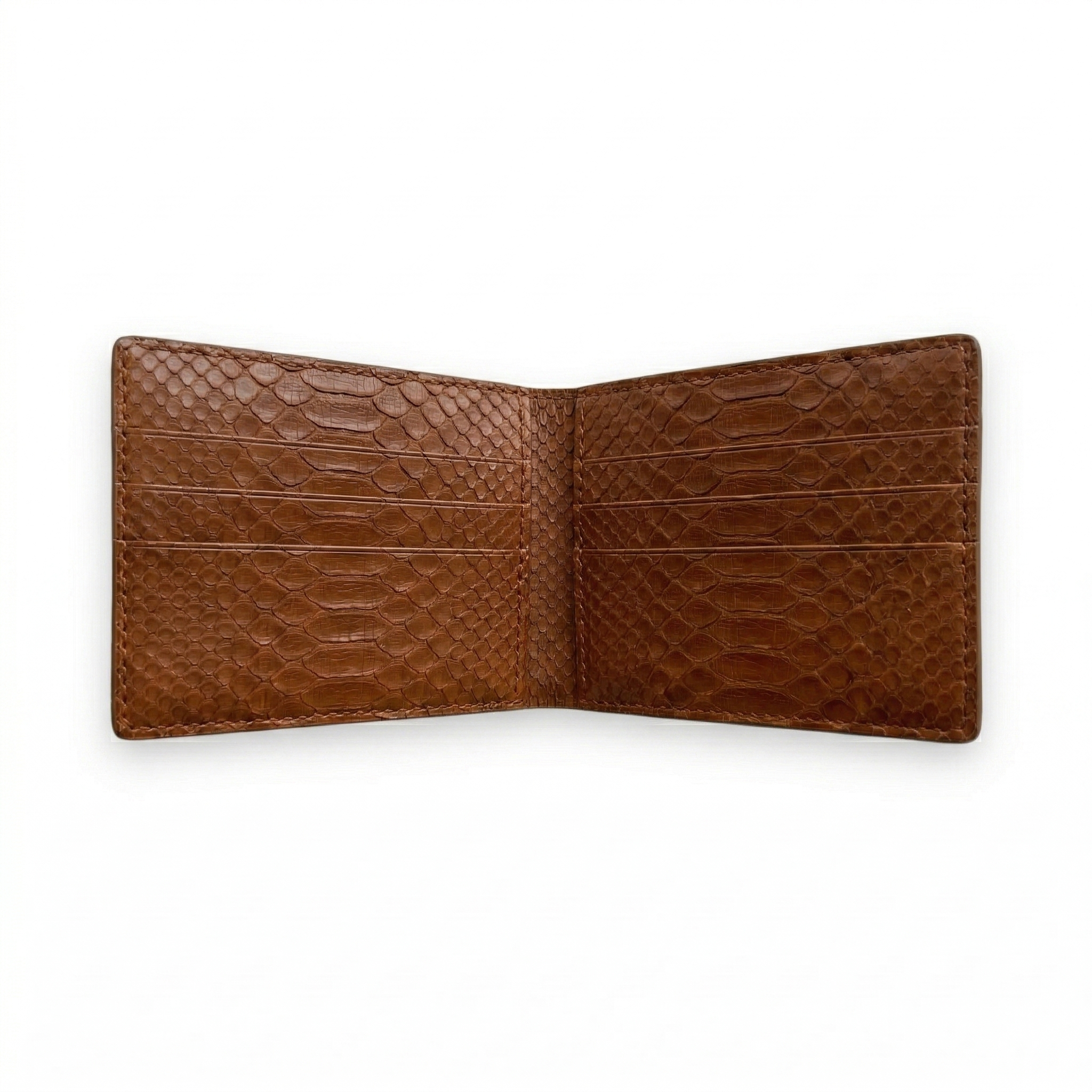 Portefeuille Python Lisse Camel