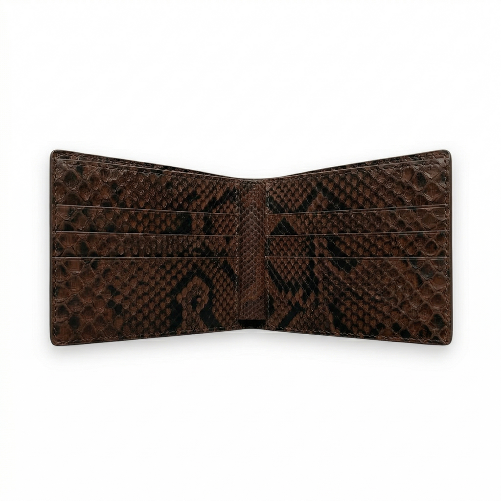Portefeuille Python Marron